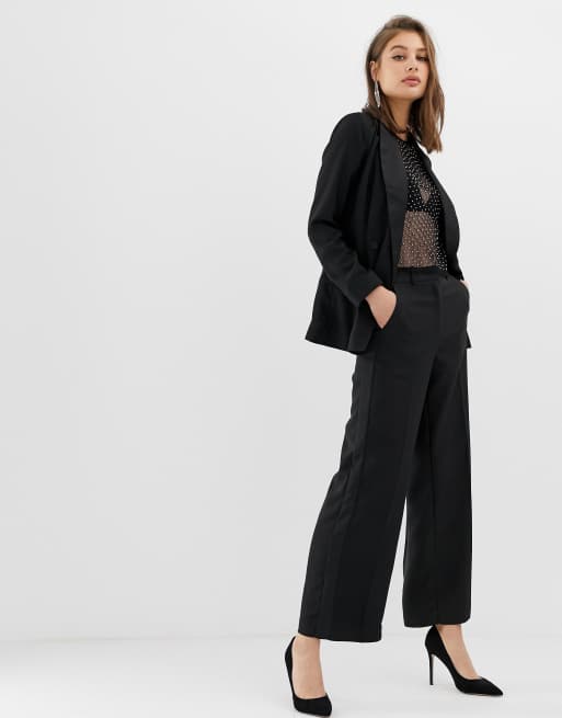 Tuxedo wide 2024 leg pants