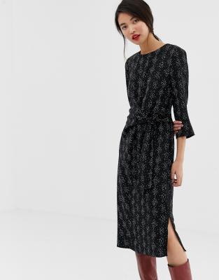 warehouse snakeskin dress