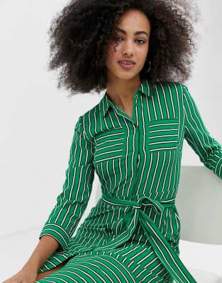 warehouse utility shirt dress