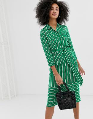 warehouse utility shirt dress