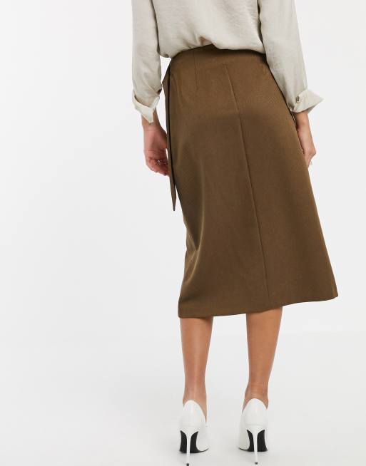 Warehouse wrap 2025 midi skirt