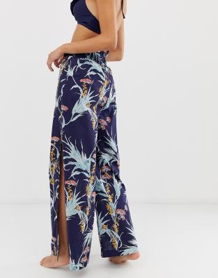 wide leg beach pants