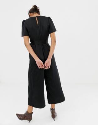 warehouse tie front jumpsuit