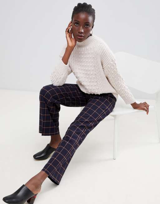 Warehouse wide outlet leg trousers