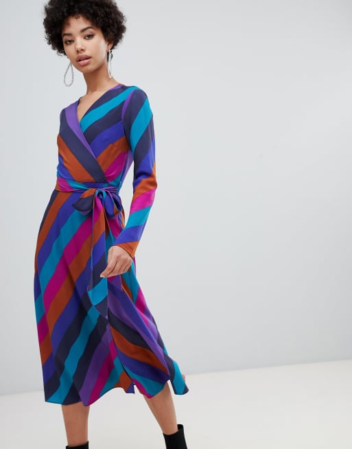 Warehouse shop stripe dress