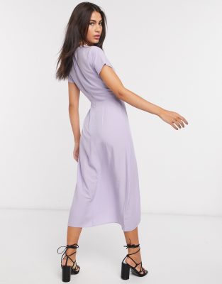 midi dress purple