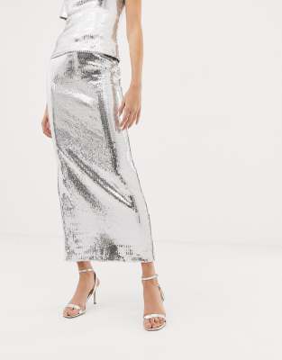 warehouse maxi skirt