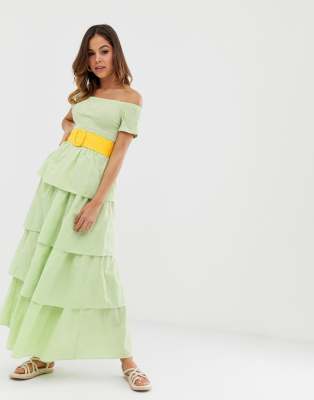 warehouse gingham dress