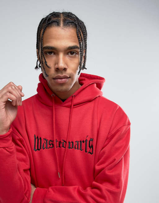 Wasted Paris Hoodie With Embroidered Logo