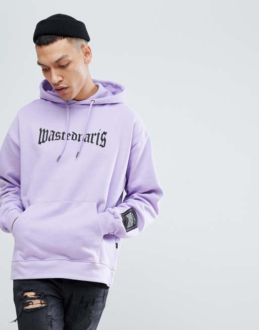 Wasted Paris London Hoodie In Purple | ASOS