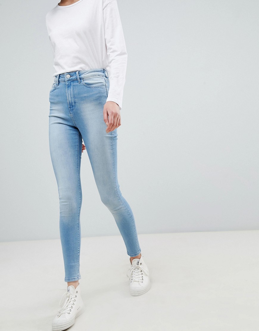 Waven - Anika - Højtaljede skinny-jeans-Blå