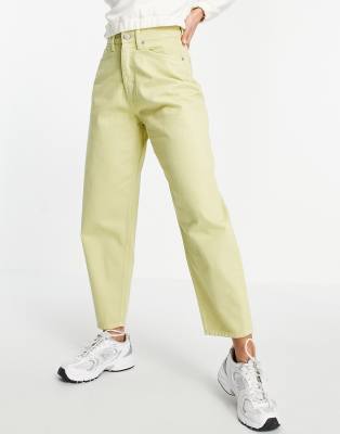 lime green mom jeans