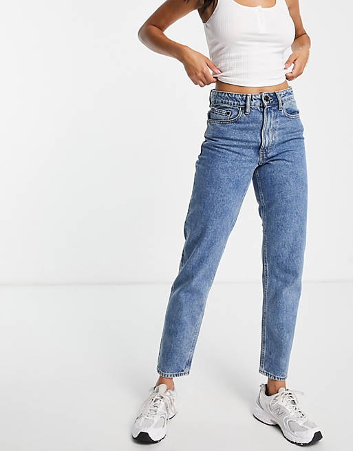Waven - Elsa - Jeans met rechte pijpen en hoge taille in Amerikaans blauw
