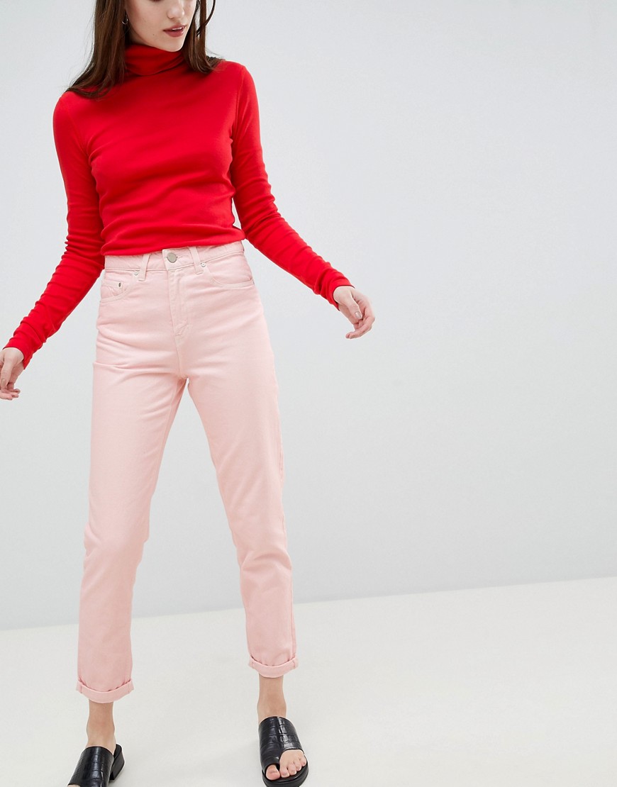 Waven - Elsa - Roze mom jeans