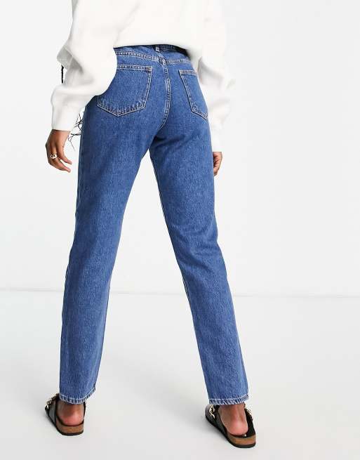 Mom jeans color indaco slavato Asos Donna Abbigliamento Pantaloni e jeans Jeans Jeans boyfriend 