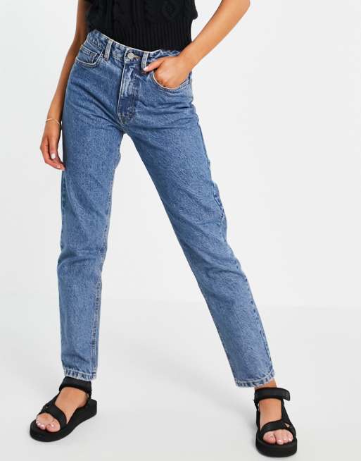 Waven mom jeans in american blue, 4 of 4