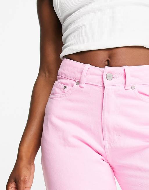 Waven - Mom jeans met ballonpijpen in roze, deel van co-ord set, 4 van 4