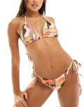 [We Are We Wear] We Are We Wear Melissa bikini top in abstract print-Multi XS MULTI