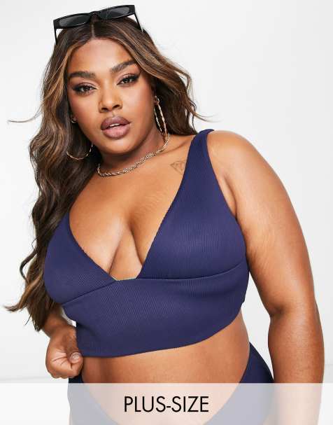 Plus size Women Fashion bandage Lace Triangle Bralette Bra Crop Top  Underwear Sling Vest Top V Neck Tank Tops outfits