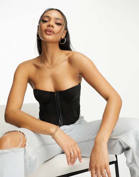We Are We Wear - Reggiseno a corsetto nero - view 1