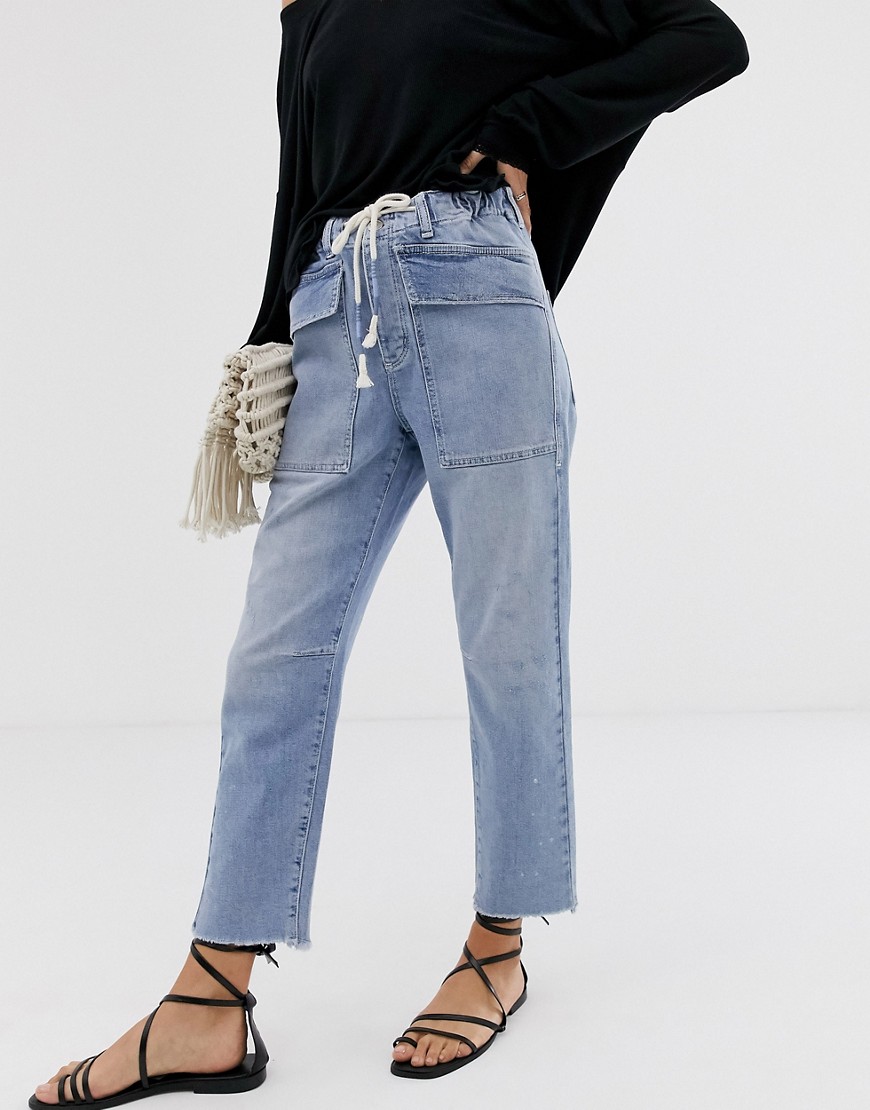 We The Free by Free People City Slouch mom jean-Blue