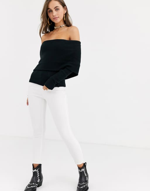 We the free discount off the shoulder top