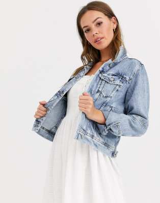 free people rumours denim jacket