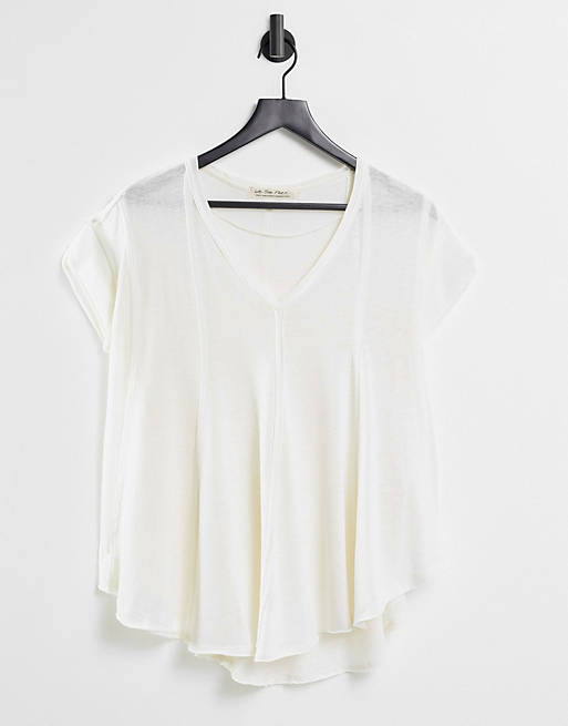 We The Free by Free People sammie relaxed t-shirt in burnout