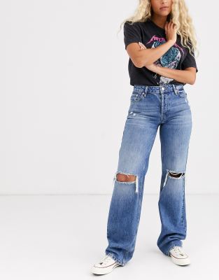 free people straight leg jeans