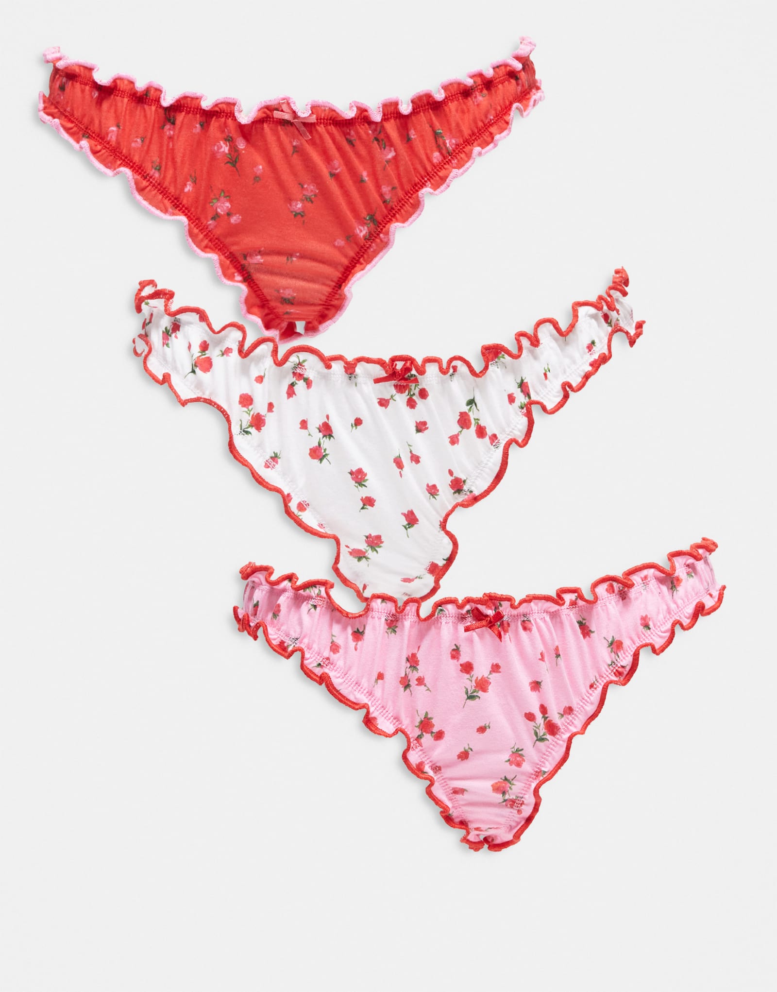 Трусы Wednesday's Girl из 3 упаковок с цветочным принтом