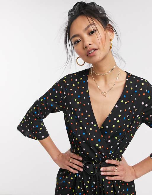 Multicolor polka hotsell dot dress