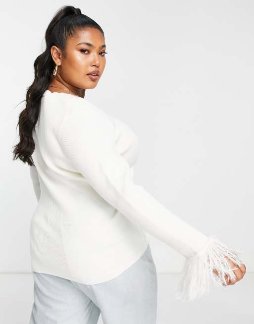 Fluffy Knit Sweater - Feather-ly Ever After™ – Louis Barx