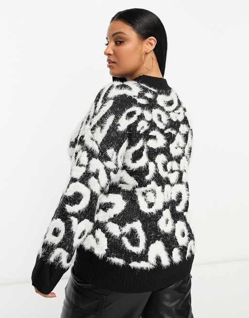 Wednesday's Girl Curve – Hochgeschlossener, locker geschnittener