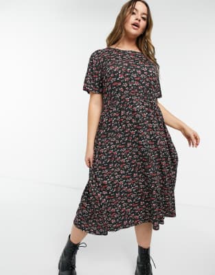 grunge floral dress