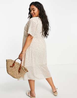 Wednesday's Girl Curve midi smock dress 