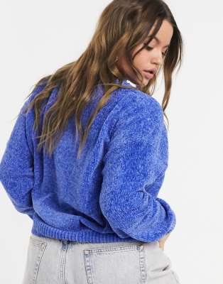 girls chenille cardigan