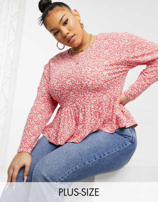 relaxed peplum top