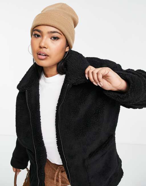curve teddy coat