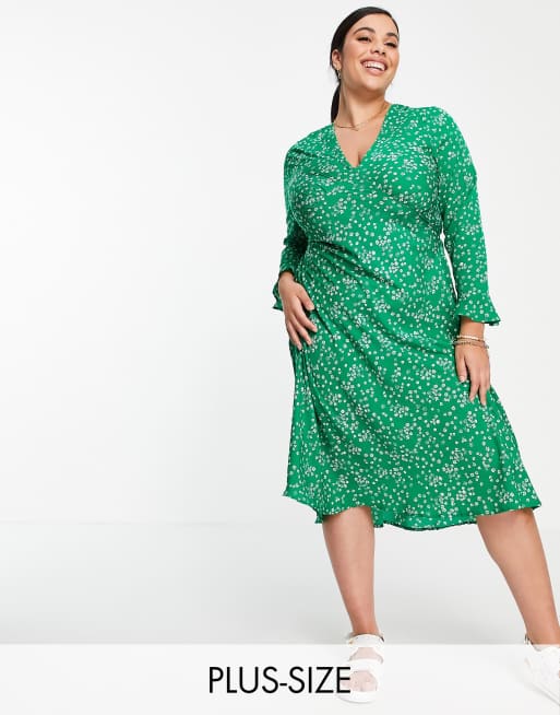 Wednesday's Girl Curve - Vestito da giorno midi a fiori
