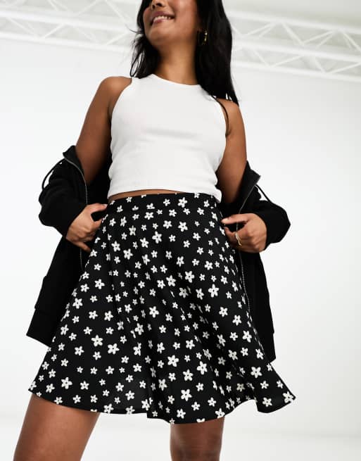 Daisy black 2024 skater skirt