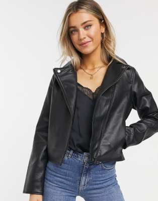 childrens faux leather jacket