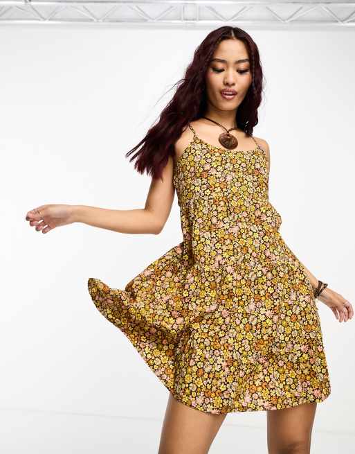 Floral print cami outlet dress forever 21