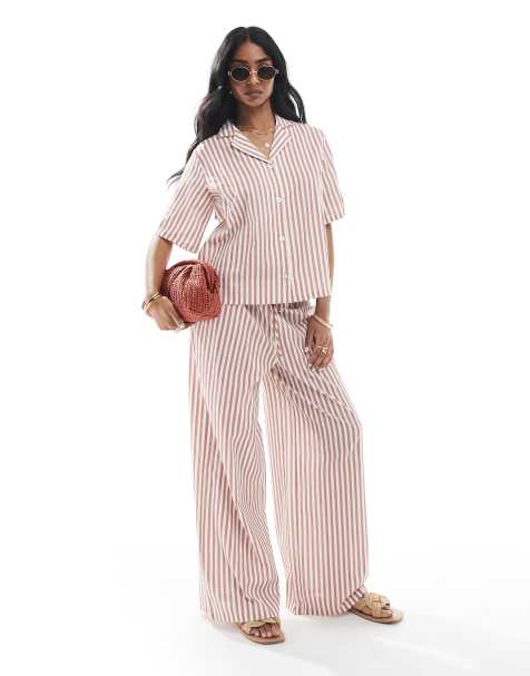 Wednesday's Girl - Gestreepte co-ord set - view 1