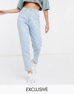 light wash straight leg jeans