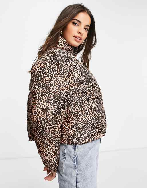 Wednesday's Girl – Leopardmönstrad vadderad jacka, 4 av 4