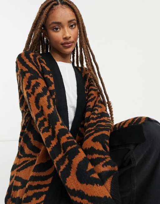 Cardigan 2024 animal print