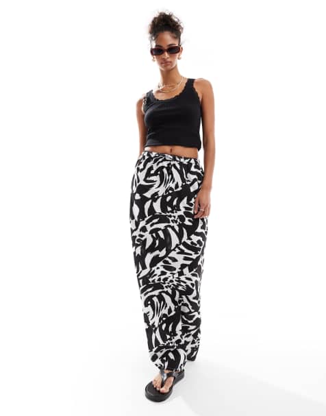 Wednesday's Girl midaxi skirt in animal print - view 1