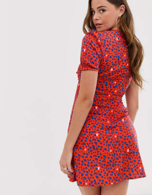 asos dalmatian dress