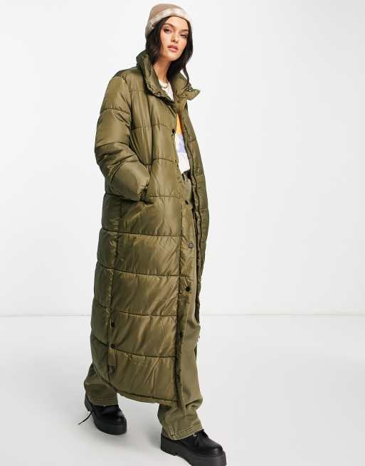 Ladies longline best sale padded coats