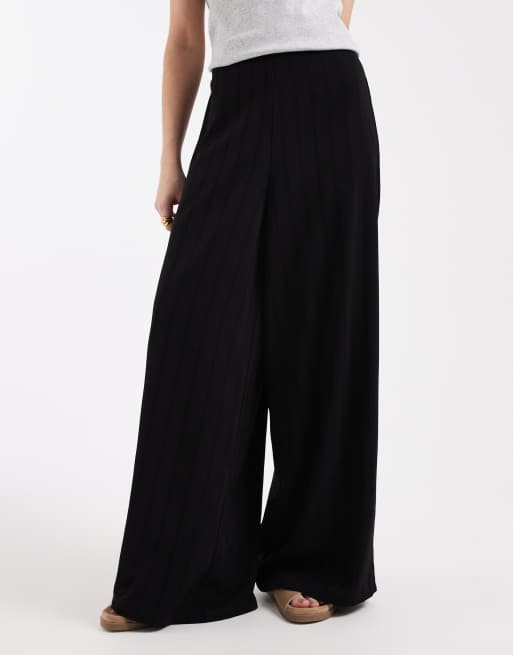 Wednesday's Girl - Pantaloni ampi neri, 2 di 5